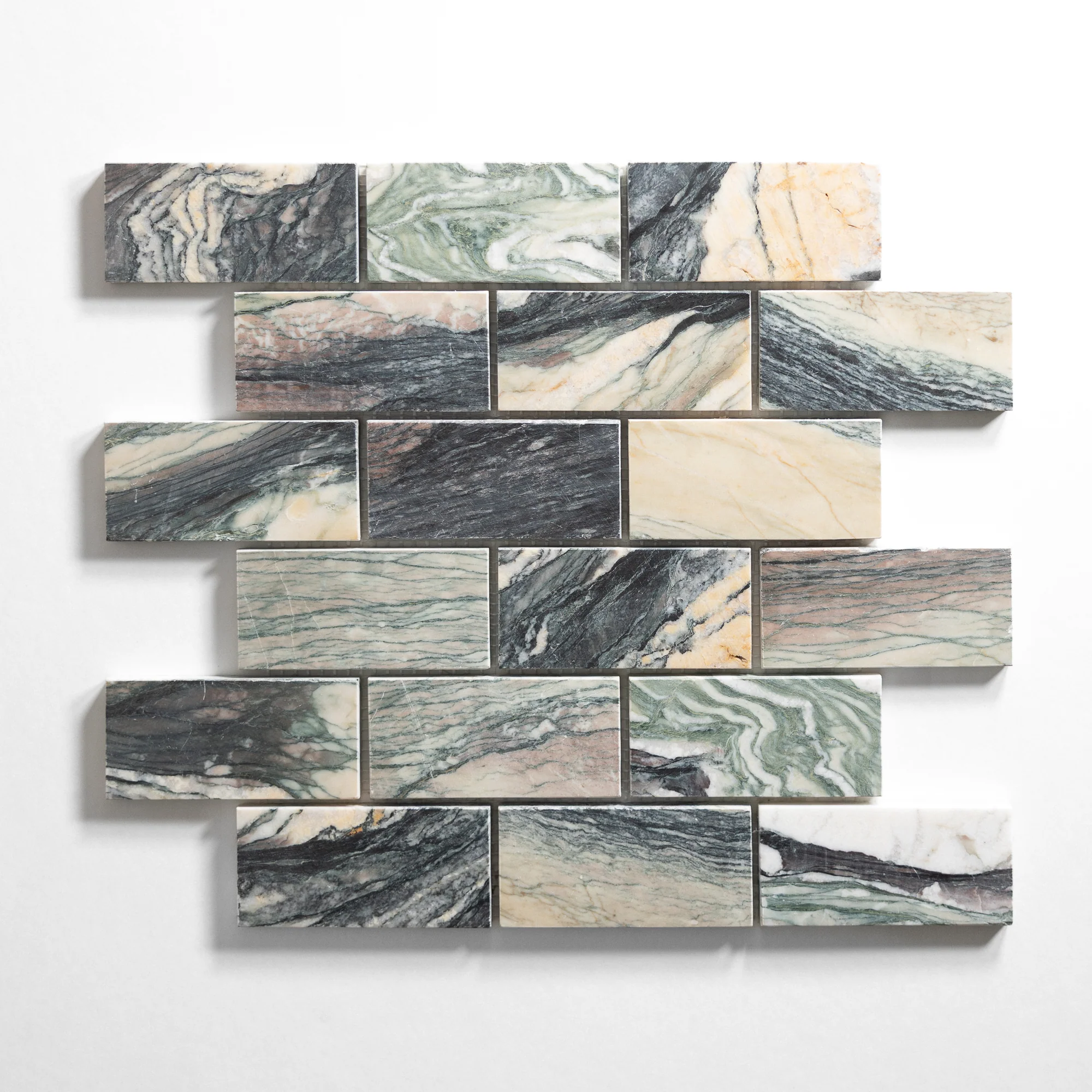 Cipollino Ondulato 2"x4" Mosaic