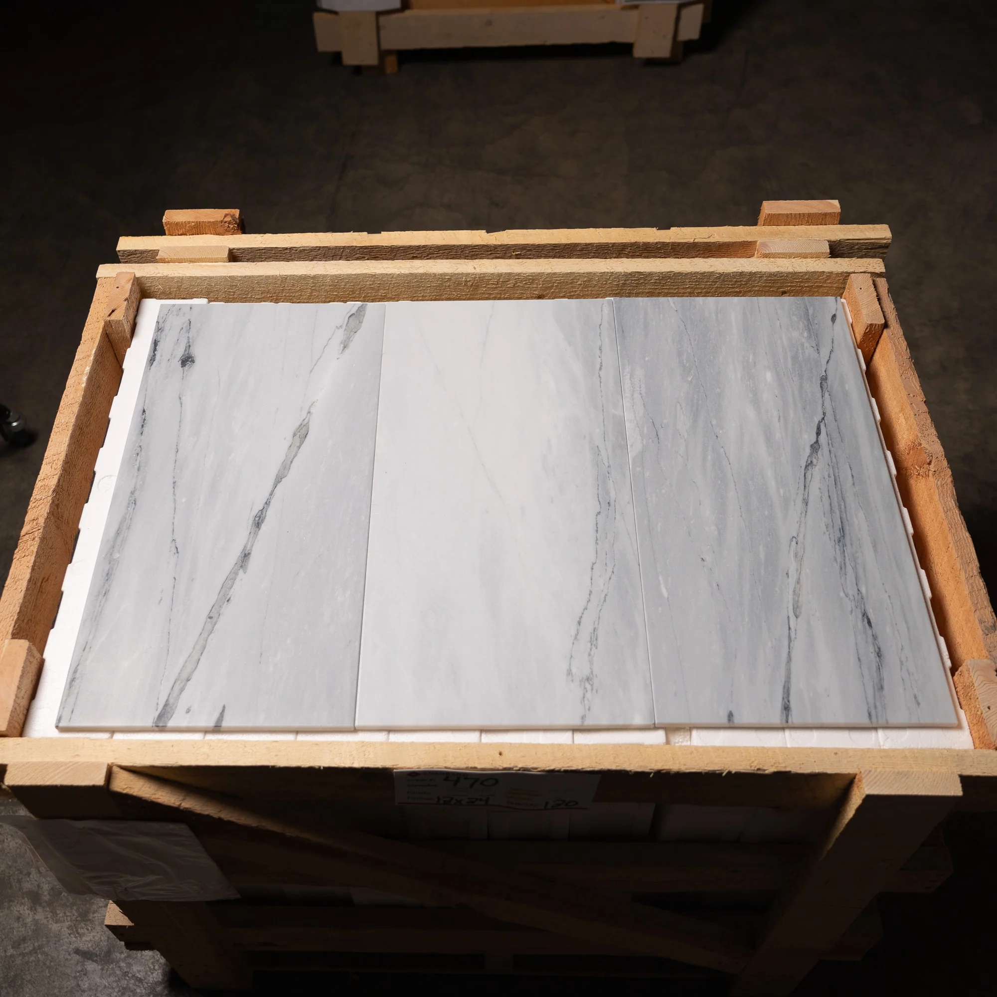 Lincoln Silver 12” x 24” Brushed