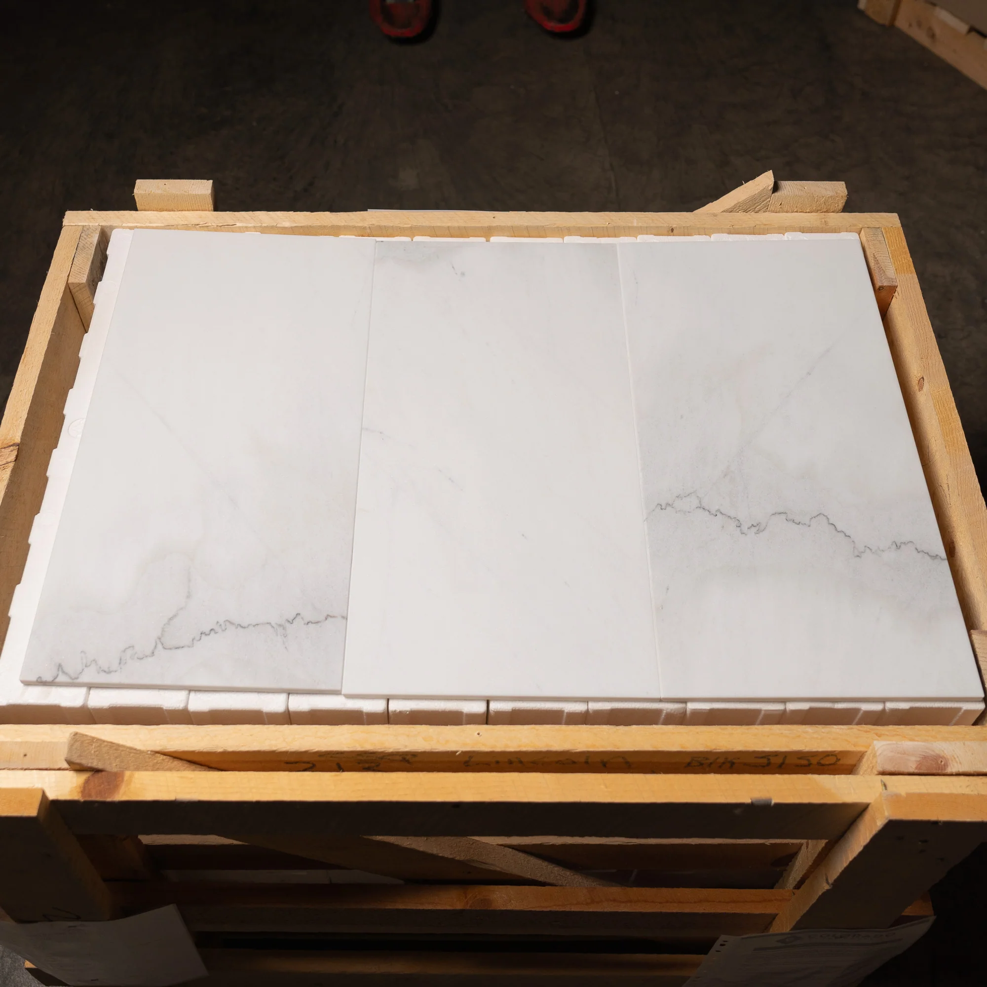 Statuario Colorado 12” x 24” Brushed